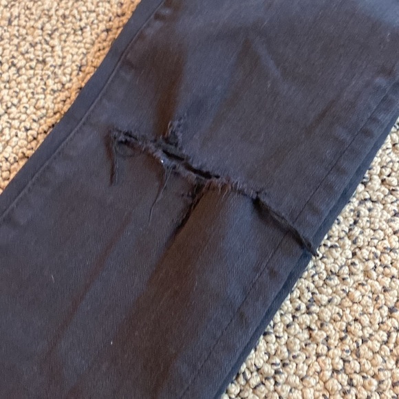 American Eagle Next Level Stretch Black Skinny Jeans Size 00 Short- Like New - Picture 2 of 12